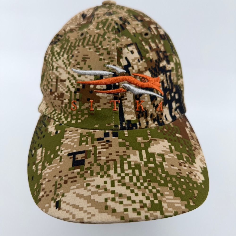 Sitka Gear Hunting Cap Mens OSFA Digital Camo Optifade Adjustable Hat Stretch